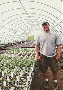 Jamie in Greenhouse