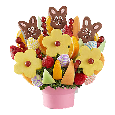 Spring Bunnies Fruit Arrangement