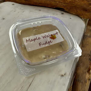 Maple Walnut Fudge container