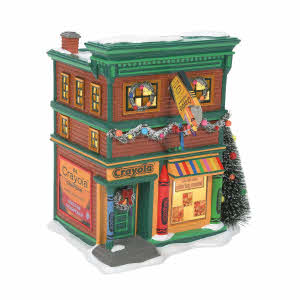 Crayola Crayon Store Snow Village